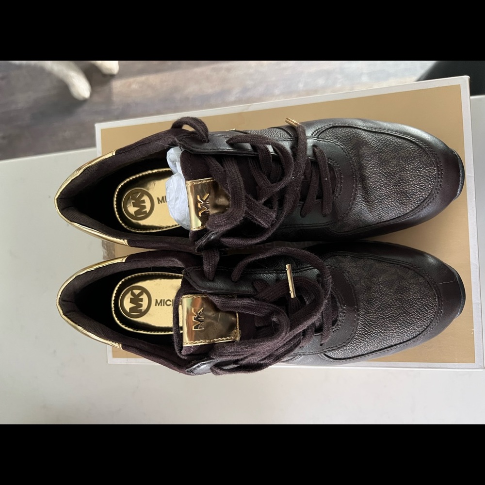 Michael Kors Allie Wrap Trainer Sneakers